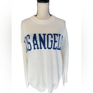 Just Polly Graphic Lettering Crewneck Sweater Size XL(Juniors)